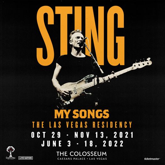 Sting's Las rescheduled - Dominic